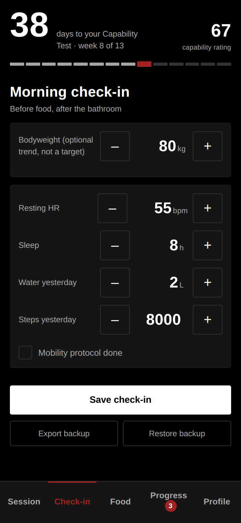 Two minutes that keep it honest