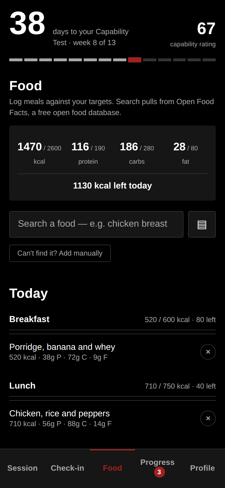 Food logging